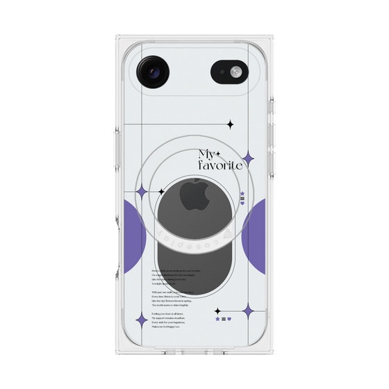 Premium Square Case with MagSafe［ Original - Instax Case - Purple ］