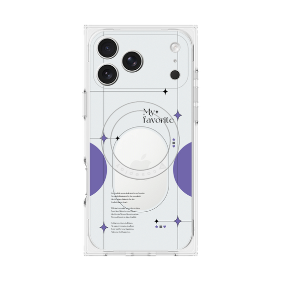 Premium Square Case with MagSafe［ Original - Instax Case - Purple ］