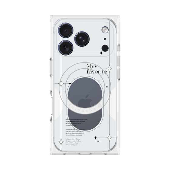 Premium Square Case with MagSafe［ Original - Instax Case - White ］