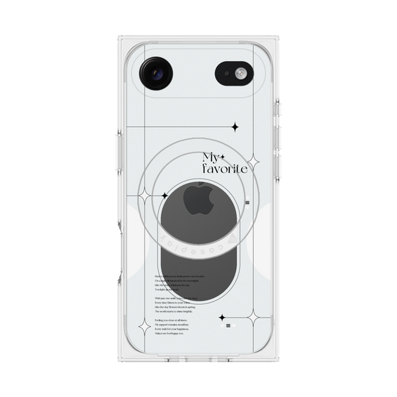 Premium Square Case with MagSafe［ Original - Instax Case - White ］