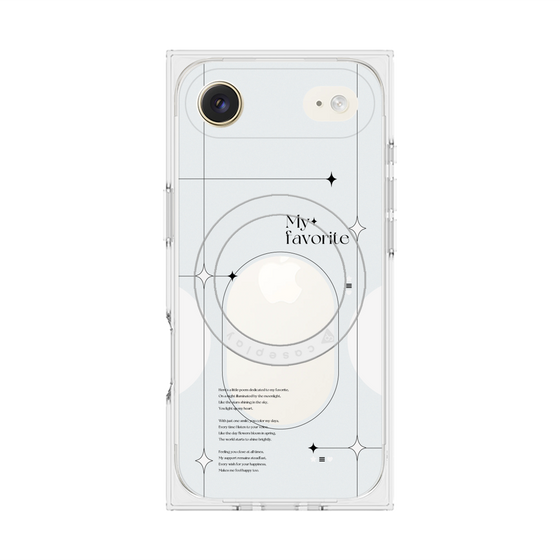 Premium Square Case with MagSafe［ Original - Instax Case - White ］