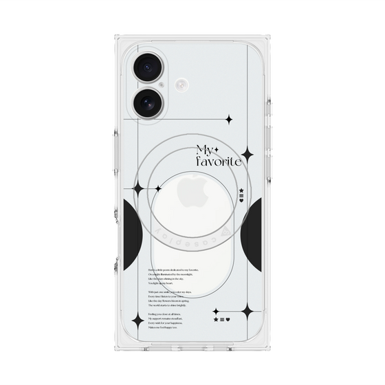 Premium Square Case with MagSafe［ Original - Instax Case - Black ］