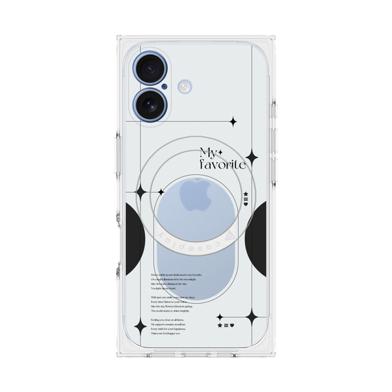 Premium Square Case with MagSafe［ Original - Instax Case - Black ］