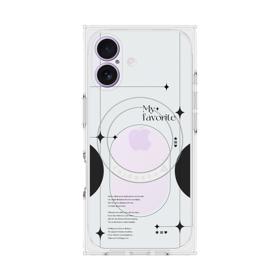 Premium Square Case with MagSafe［ Original - Instax Case - Black ］