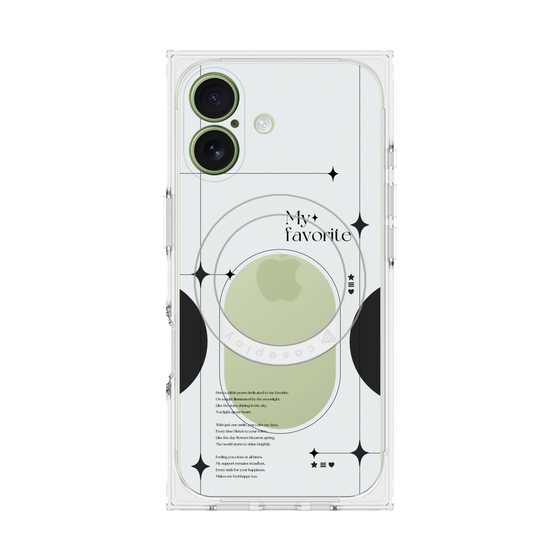 Premium Square Case with MagSafe［ Original - Instax Case - Black ］