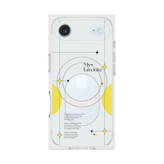 Premium Square Case with MagSafe［ Original - Instax Case - Yellow ］