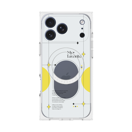 Premium Square Case with MagSafe［ Original - Instax Case - Yellow ］