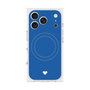 Premium Square Case with MagSafe［ Original - Favorite Color Heart - Blue ］