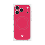 Premium Square Case with MagSafe［ Original - Favorite Color Heart - Red ］