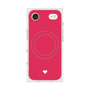 Premium Square Case with MagSafe［ Original - Favorite Color Heart - Red ］