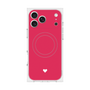 Premium Square Case with MagSafe［ Original - Favorite Color Heart - Red ］