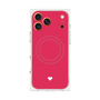 Premium Square Case with MagSafe［ Original - Favorite Color Heart - Red ］