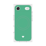 Premium Square Case with MagSafe［ Original - Favorite Color Heart - Green ］