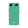 Premium Square Case with MagSafe［ Original - Favorite Color Heart - Green ］
