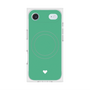 Premium Square Case with MagSafe［ Original - Favorite Color Heart - Green ］
