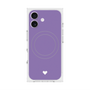 Premium Square Case with MagSafe［ Original - Favorite Color Heart - Purple ］