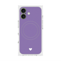 Premium Square Case with MagSafe［ Original - Favorite Color Heart - Purple ］