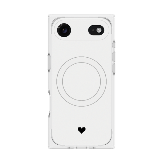 Premium Square Case with MagSafe［ Original - Favorite Color Heart - White ］