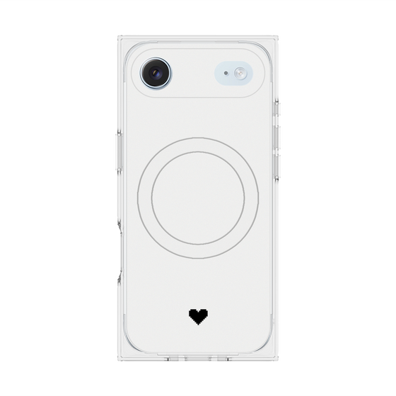 Premium Square Case with MagSafe［ Original - Favorite Color Heart - White ］