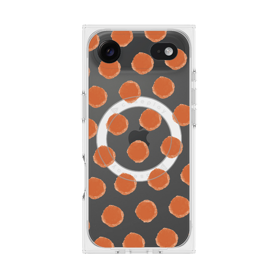 Premium Square Case with MagSafe［ Original - Favorite Color Polka Dots - Red ］