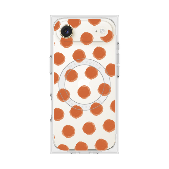Premium Square Case with MagSafe［ Original - Favorite Color Polka Dots - Red ］