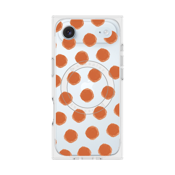 Premium Square Case with MagSafe［ Original - Favorite Color Polka Dots - Red ］