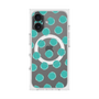 Premium Square Case with MagSafe［ Original - Favorite Color Polka Dots - Green ］