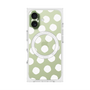 Premium Square Case with MagSafe［ Original - Favorite Color Polka Dots - White ］