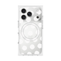 Premium Square Case with MagSafe［ Original - Favorite Color Polka Dots - White ］