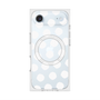 Premium Square Case with MagSafe［ Original - Favorite Color Polka Dots - White ］