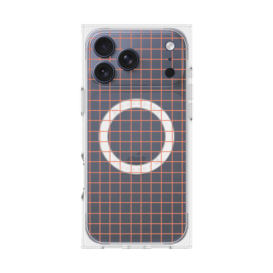 Premium Square Case with MagSafe［ Original - Favorite Color Check - Orange ］
