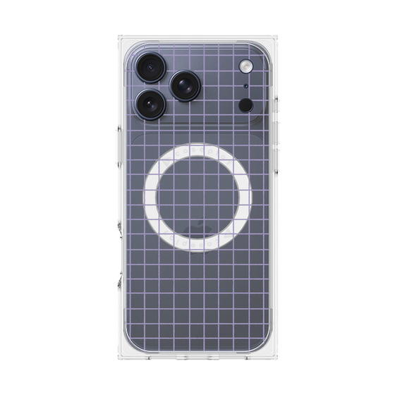 Premium Square Case with MagSafe［ Original - Favorite Color Check - Purple ］