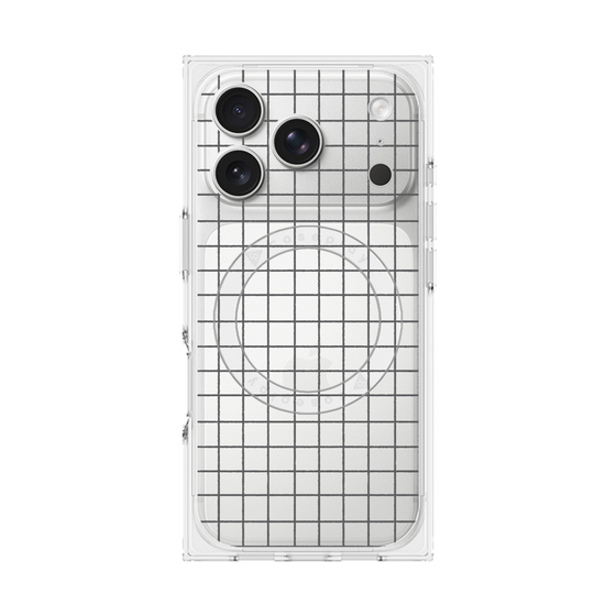 Premium Square Case with MagSafe［ Original - Favorite Color Check - Black ］