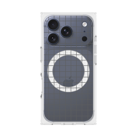 Premium Square Case with MagSafe［ Original - Favorite Color Check - Black ］