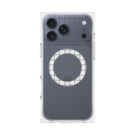 Premium Square Case with MagSafe［ Original - Favorite Color Check - Black ］