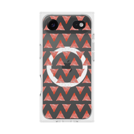 Premium Square Case with MagSafe［ Original - Favorite Color Triangle - Red ］