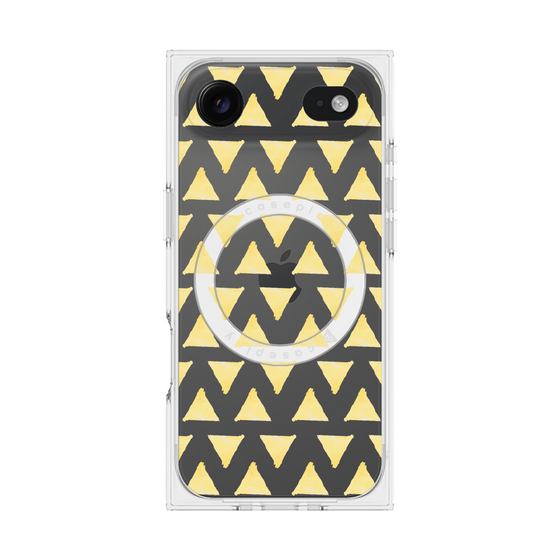 Premium Square Case with MagSafe［ Original - Favorite Color Triangle - Yellow ］