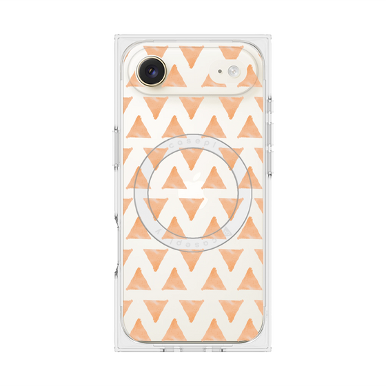 Premium Square Case with MagSafe［ Original - Favorite Color Triangle - Orange ］