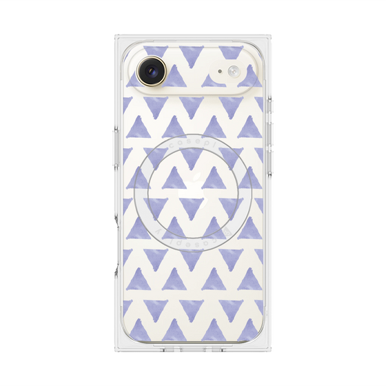Premium Square Case with MagSafe［ Original - Favorite Color Triangle - Purple ］