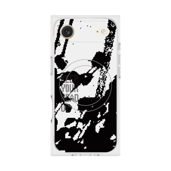 Premium Square Case with MagSafe［ Original - Dot Overlay - KEEP YOUR HEAD UP/C ］