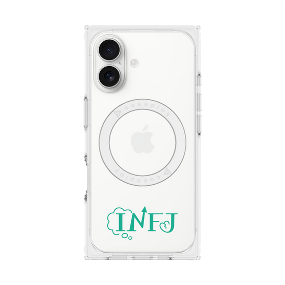 Premium Square Case with MagSafe［ Original - INFJ Advocate - Alphabet ］