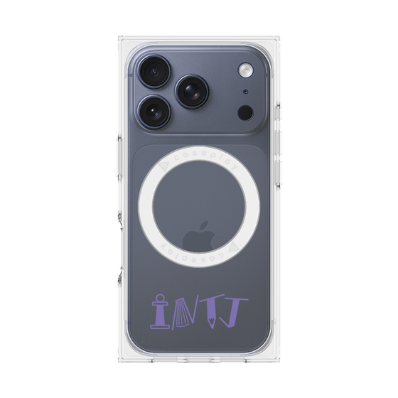 Premium Square Case with MagSafe［ Original - INTJ Architect - Alphabet ］