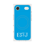 Premium Square Case with MagSafe［ Original - ESTJ Executive - Alphabet - Blue ］