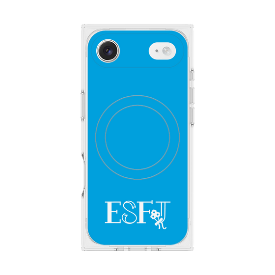Premium Square Case with MagSafe［ Original - ESFJ Consul - Alphabet - Blue ］