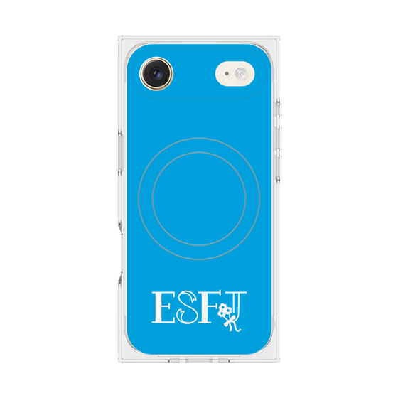 Premium Square Case with MagSafe［ Original - ESFJ Consul - Alphabet - Blue ］