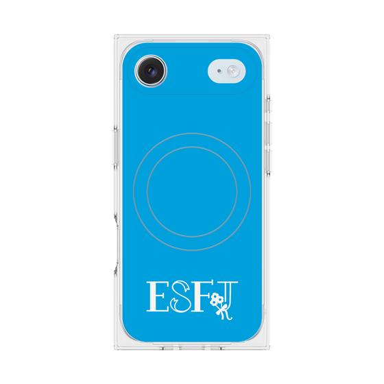 Premium Square Case with MagSafe［ Original - ESFJ Consul - Alphabet - Blue ］