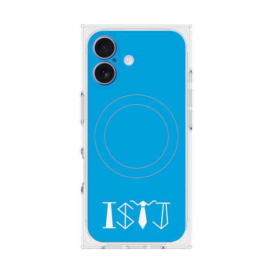 Premium Square Case with MagSafe［ Original - ISTJ Logistician - Alphabet - Blue ］