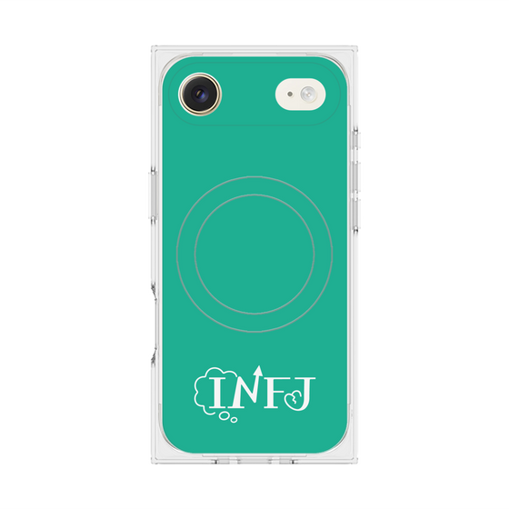 Premium Square Case with MagSafe［ Original - INFJ Advocate - Alphabet - Green ］