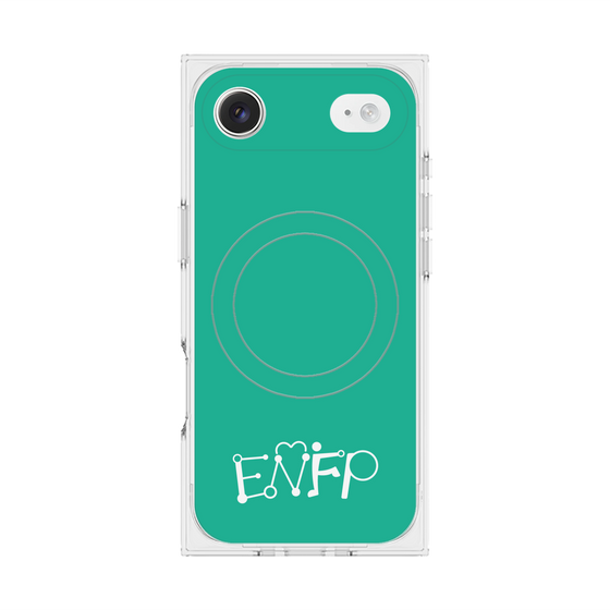 Premium Square Case with MagSafe［ Original - ENFP Campaigner - Alphabet - Green ］
