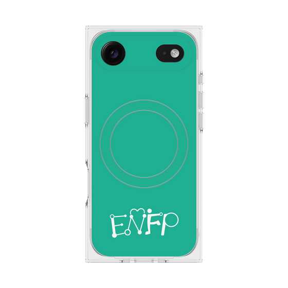 Premium Square Case with MagSafe［ Original - ENFP Campaigner - Alphabet - Green ］